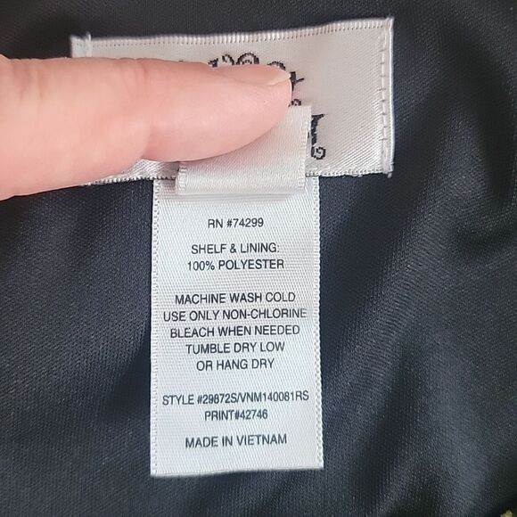 Sweet Storm midi dress multi pattern chevron print Women's Size S - Picture 9 of 12